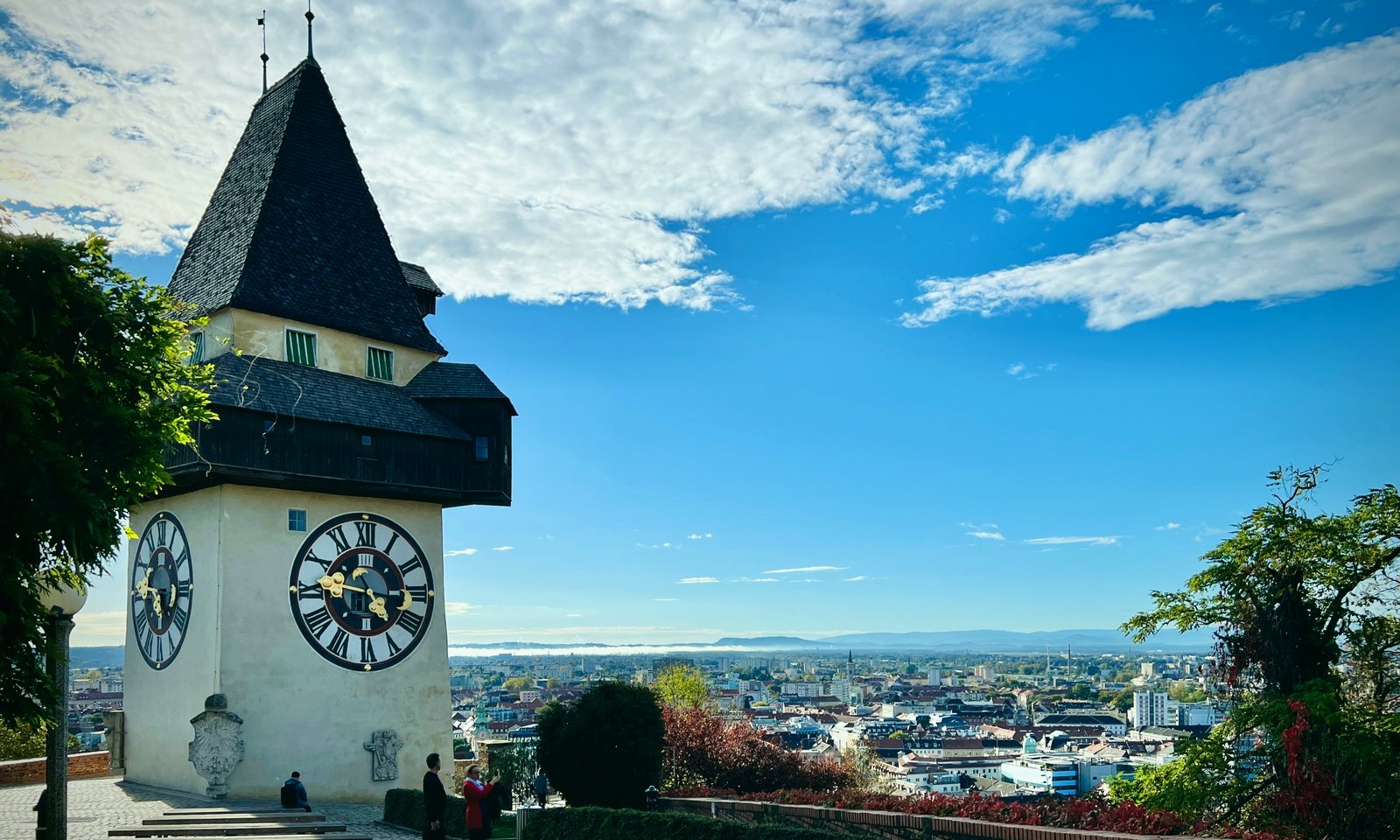 Graz – Blick vom Schloßberg über die Altstadt