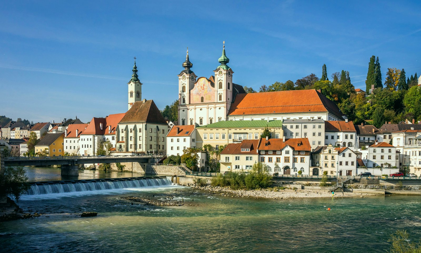 Steyr – Historische Altstadt an der Mündung von Enns und Steyr